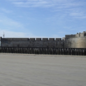 View of the walls I took at low tide, spring 2012.