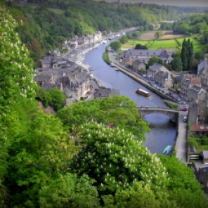 We photographed this view from a platform in Dinan. Oh that we had the time to wander down to see it!