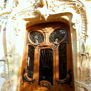 This door caused controversy when people detected a phallus in the decoration.