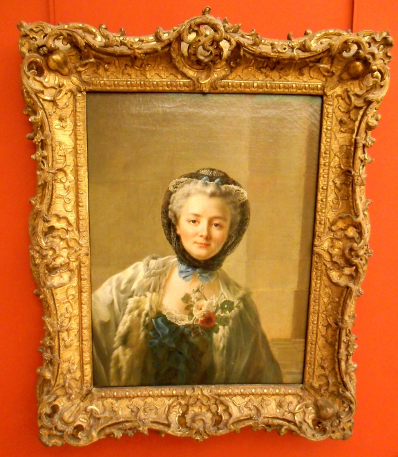 Of the thousands of pictures in the Louvre, I fell in love with this gentle lady who peers so sweetly from her frame. How kind of here to stand still for me to take this picture!