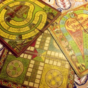 These Edwardian games have such attractive graphics and the little captions on some of the squares are delighful.