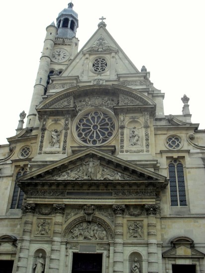 Described as one of the most beautiful churches in Paris, St Etienne du Mont is a wonder of marble carving.