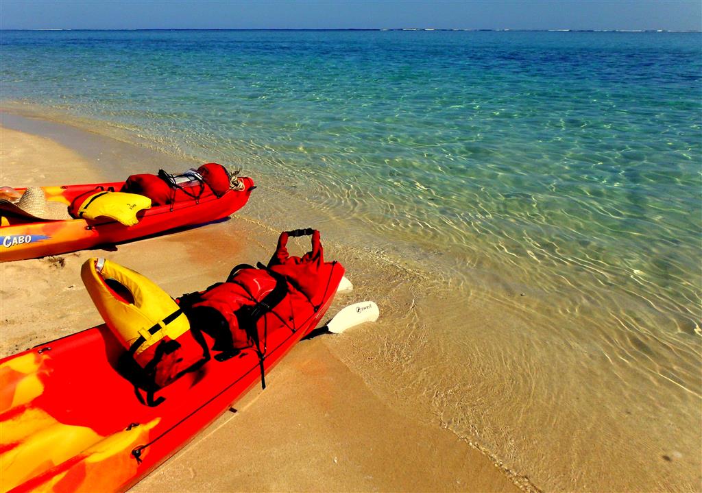 Sea kayaks, Exmouth, Western Australia