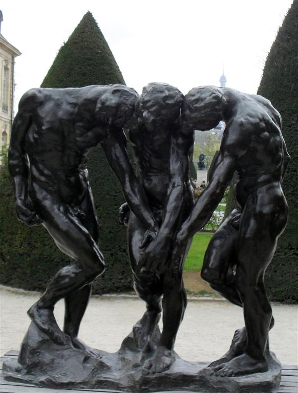 Rodin's sculpture "The Three Shades"
